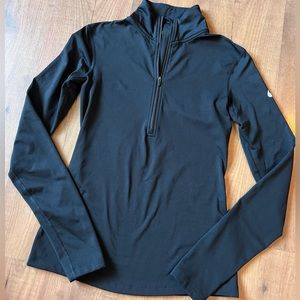NIKE PRO Dri-Fit Women’s Quarter Zip Lightweight Pullover Black Small